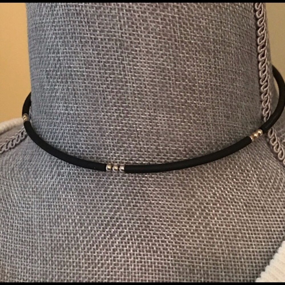 Silpada black choker necklace